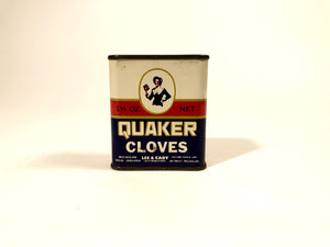 QUAKER CLOVES Original Tin Package || Lee and Cady Distributors