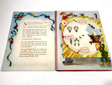 Load image into Gallery viewer, 1951 SANTA CLAUS IN TOYLAND Mechanical Children&#39;s Holiday Book