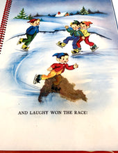 Load image into Gallery viewer, 1951 SANTA CLAUS IN TOYLAND Mechanical Children&#39;s Holiday Book