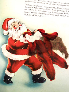1951 SANTA CLAUS IN TOYLAND Mechanical Children's Holiday Book