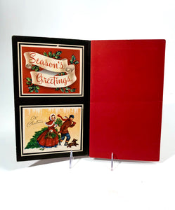 1950's Personalized CHRISTMAS CARDS Sample Book, Ten Designs || Hye-Quality Card Co.