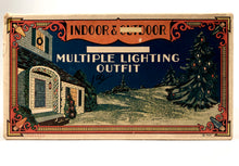 Load image into Gallery viewer, 1930 Indoor &amp; Outdoor Multiple Lighting Outfit CHRISTMAS LIGHT Box, Empty