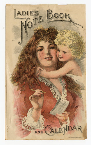 Victorian Dr. Pierce's Salve Ladies Note Book & Calendar, Promotional Book