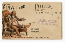 Load image into Gallery viewer, Victorian Partially Printed Quack Medicine Trade Card || Two-Sided