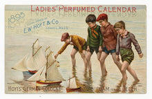 Load image into Gallery viewer, Victorian Hoyt&#39;s German Cologne Ladies Perfumed Calendar 1895