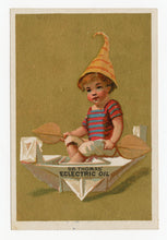 Load image into Gallery viewer, Victorian Dr. Thomas&#39; Electric Oil, Quack Medicine Trade Card || Pharmacy