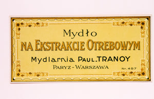 Vintage MYDLO, NA EKSTRAKCIE OTREBOWYM, Antique Perfume Label, Paris, Nr. 457 - TheBoxSF