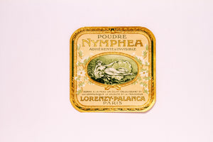 Vintage Poudre, NYMPHEA, LORENZY PALANCA, Antique Label, Paris - TheBoxSF