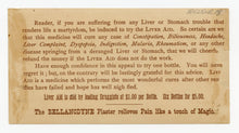 Load image into Gallery viewer, Victorian Dr. Grosvenor&#39;s Liveraid, Quack Medicine Trade Card || Chicks