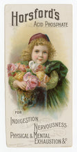 Load image into Gallery viewer, Victorian Horsford&#39;s Acid Phosphate, Quack Medicine Trade Card || Small Child