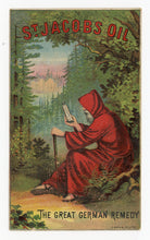 Load image into Gallery viewer, Victorian St. Jacobs Oil, Quack Medicine Trade Card || Pharmacy
