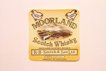 Load image into Gallery viewer, MOORLAND SCOTCH WHISKEY Label || R.B. Smith &amp; Son, Scotland, Vintage - TheBoxSF