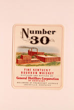 Load image into Gallery viewer, Set of Two NUMBER 30 Fine KENTUCKY Bourbon WHISKEY Labels, Alcohol, Vintage - TheBoxSF