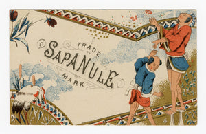 Victorian Sapanule, Quack Medicine Trade Card || Japanese, Crane
