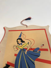 Load image into Gallery viewer, Charming Vintage CINDERELLA Die-Cut Poster with Hanger Cord