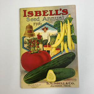 Vintage Isbell’s Co. Seed Catalogue