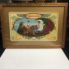 Load image into Gallery viewer, Old Framed CLEOPATRA Sign Lithograph, “La Union”, Vintage