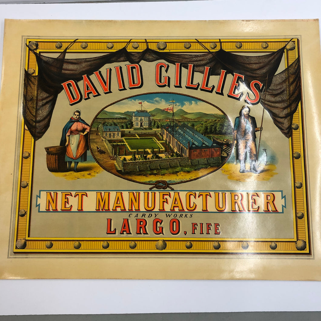 David Gillies Net Manufacturer Large Poster