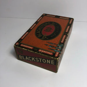 Vintage Blackstone Cigar Box with Pipe Cleaner Package || EMPTY