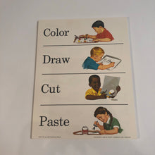 Load image into Gallery viewer, 1960s Learning/ teaching sheet--educational.