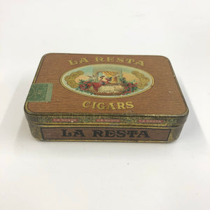 Vintage La Resta Cigar Tin || EMPTY