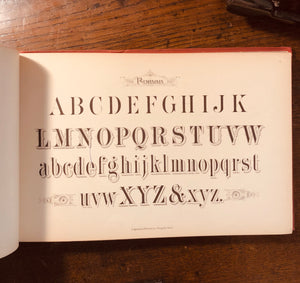 Prang’s Standard Alphabets Revised Edition, Original, Typographical Book