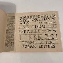 Load image into Gallery viewer, Roman Lettering in Industrial Applied Art Book