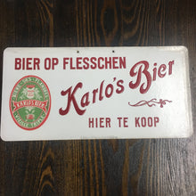 Load image into Gallery viewer, Old Karlo’s Bier Op Flesschen SIGN, Beer, Flandres - TheBoxSF