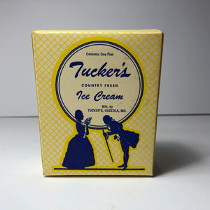 Vintage Tucker’s Ice Cream Container Box