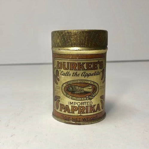 Durkee's Imported Paprika Tin Can