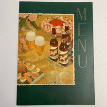 Load image into Gallery viewer, Vintage 1940s Schlitz Brewing Company Menu Cover, Milwaukee, Beer