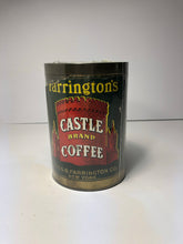 Load image into Gallery viewer, Vintage Farrington’s Castle Coffee Can