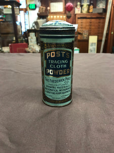 Vintage Post’s Tracing Cloth Powder with Original Powder Inside by The Fredrick Post Company