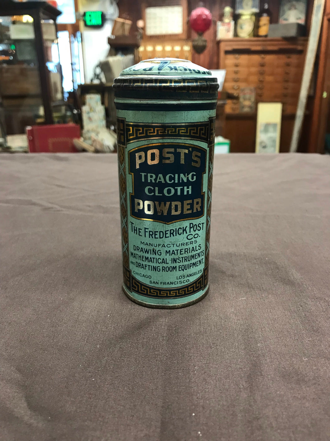 Vintage Post’s Tracing Cloth Powder with Original Powder Inside by The Fredrick Post Company