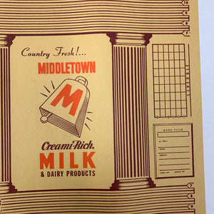 TOOTSIE ROLL Promotional School Book Cover, America’s Favorite Candy || Middletown Milk