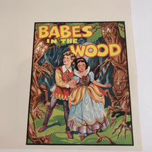 Load image into Gallery viewer, Babes in the Wood illustration/ poster/ label
