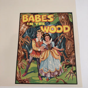 Babes in the Wood illustration/ poster/ label