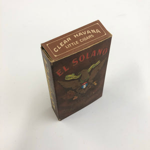 Vintage El Solano Cigar Box || EMPTY