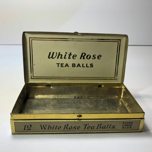Wonderful White Rose Tea Tin
