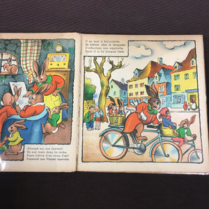 Old Vintage, Histoire de Lievres, KIDS ILLUSTRATED BOOK, Dorette Muller - TheBoxSF