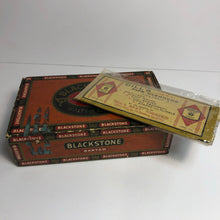 Load image into Gallery viewer, Vintage Blackstone Cigar Box with Pipe Cleaner Package || EMPTY