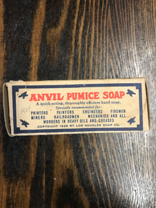 Vintage Anvil Pumice Soap Package with Soap - TheBoxSF