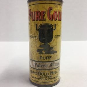 Old PURE GOLD CAYENNE PEPPER Tin, Vintage Toronto & Winnipeg