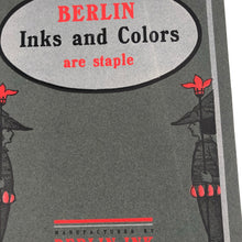 Load image into Gallery viewer, Antique Berlin Ink and Color Company Printer&#39;s Sample Advertisement