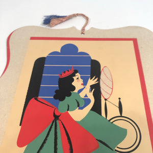 Closeup of Sleeping Beauty fairytale themed poster