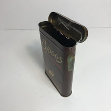 Load image into Gallery viewer, Vintage BRIGGS PIPE MIXTURE Tobacco Tin, &quot;When a Feller Needs a Friend&quot;  || EMPTY