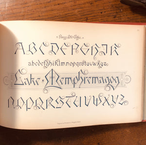 Prang’s Standard Alphabets Revised Edition, Original, Typographical Book