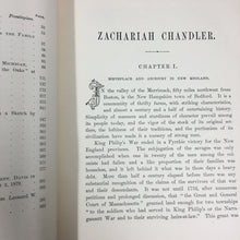 Load image into Gallery viewer, Old Vintage, LIFE of ZACHARIAH CHANDLER Book, Illustrated - TheBoxSF