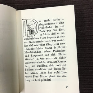Old Vintage, Uber Den Umgang Mit Berlinern Book, HANS FLEMMING - TheBoxSF