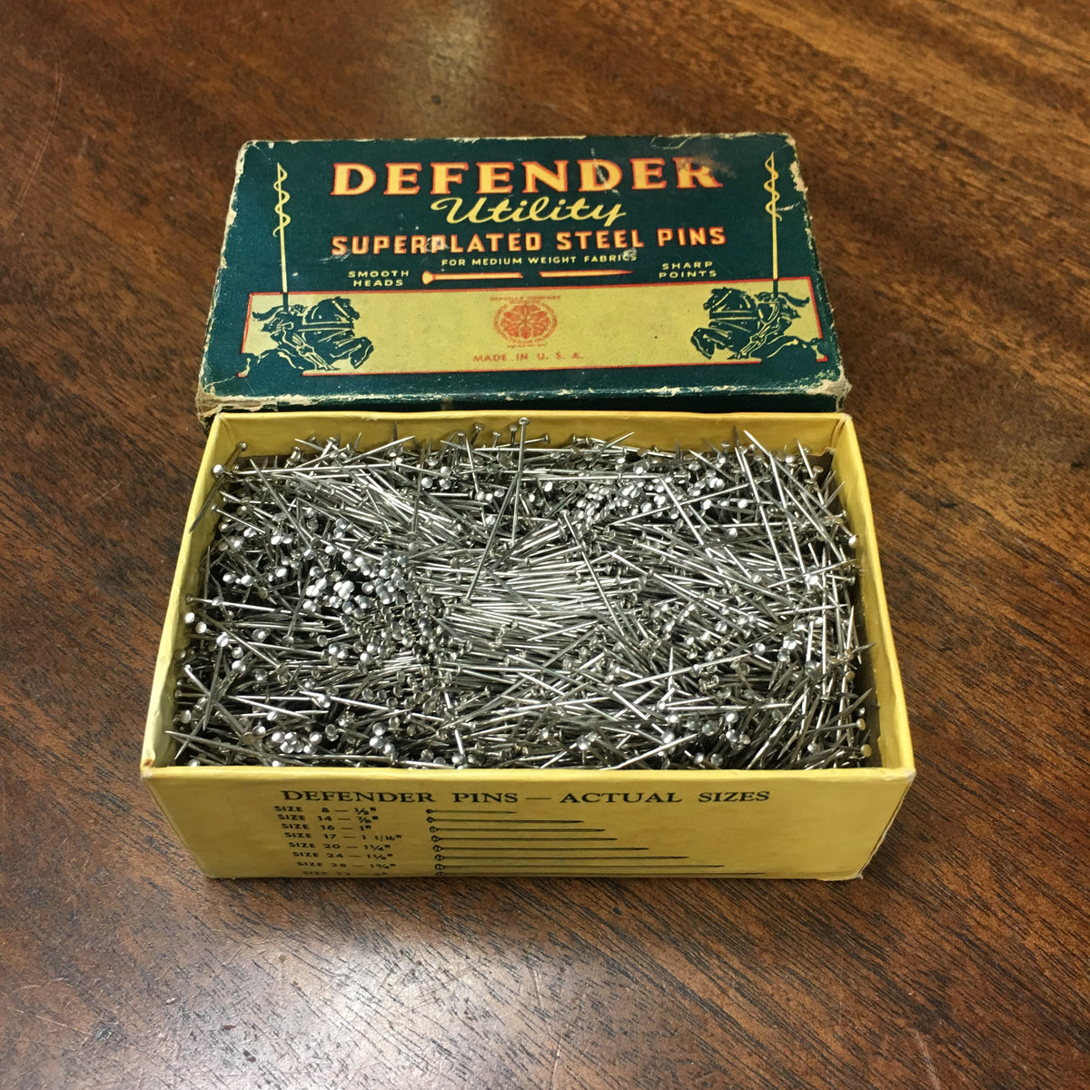 Pin Defender Defender Utility Superplated STEEL PINS, Fabrics, America || FULL BOX ...